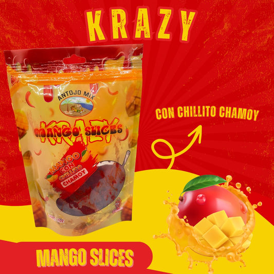Krazy Mango ~ Mango Con Chillito Chamoy - AntojoMix